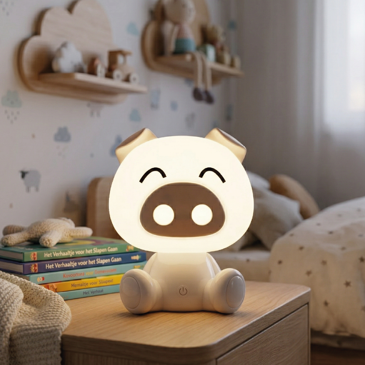 Nachtlamp Kinderkamer Piggy